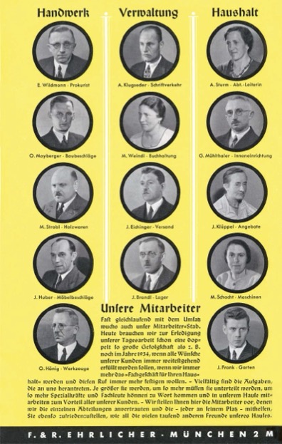Historisches Sortiment der Firma Ehrlicher